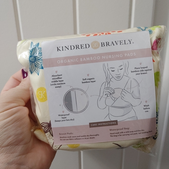 Kindred Bravely Other - NWT Kindred Bravely Floral Bamboo Nursing Pads